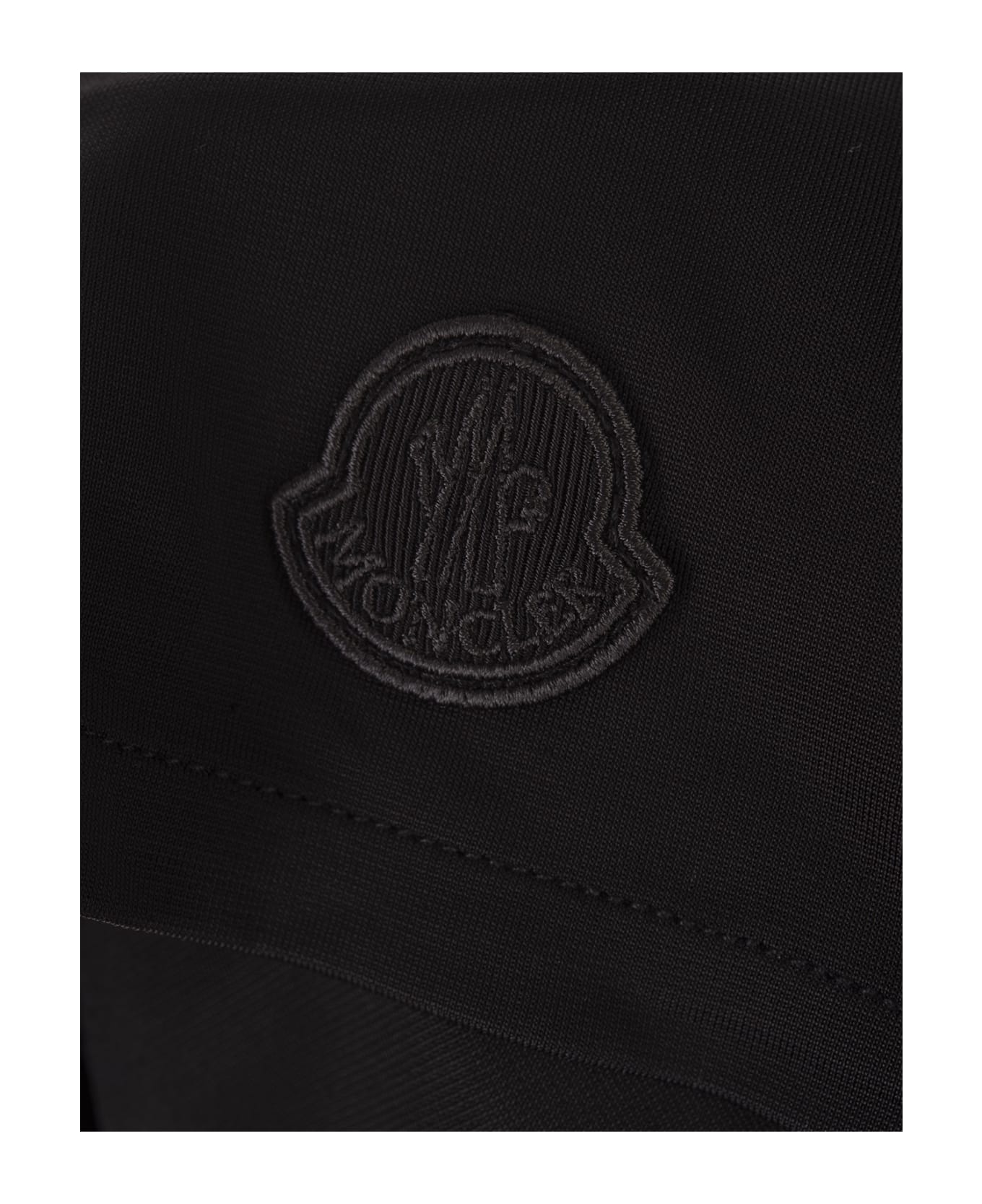 Moncler Black Viscose Shorts - Black ショートパンツ