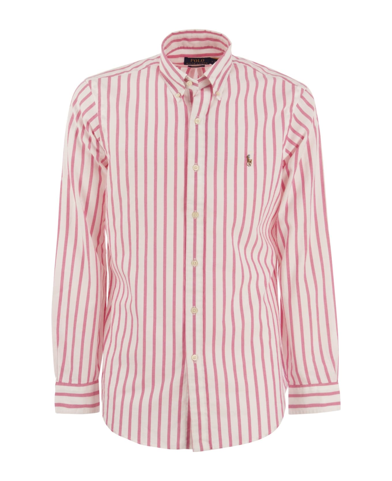 Polo Ralph Lauren Button-down Striped Shirt - Pink