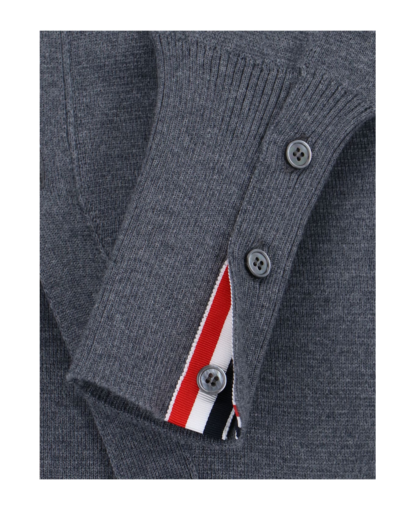 Thom Browne 
4-bar
 Cardigan - Med Grey