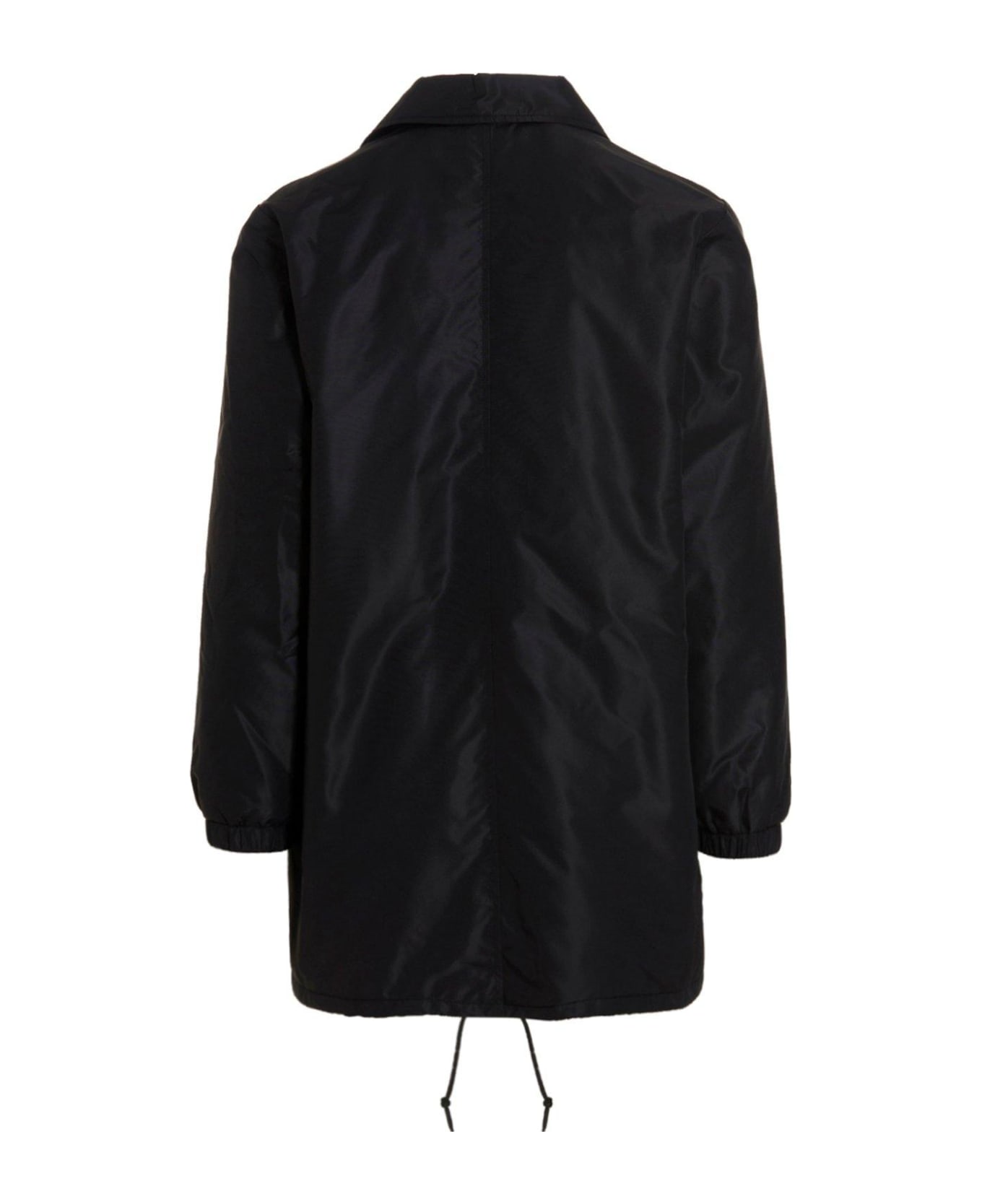 A.P.C. Drawstring Buttoned Jacket - Black
