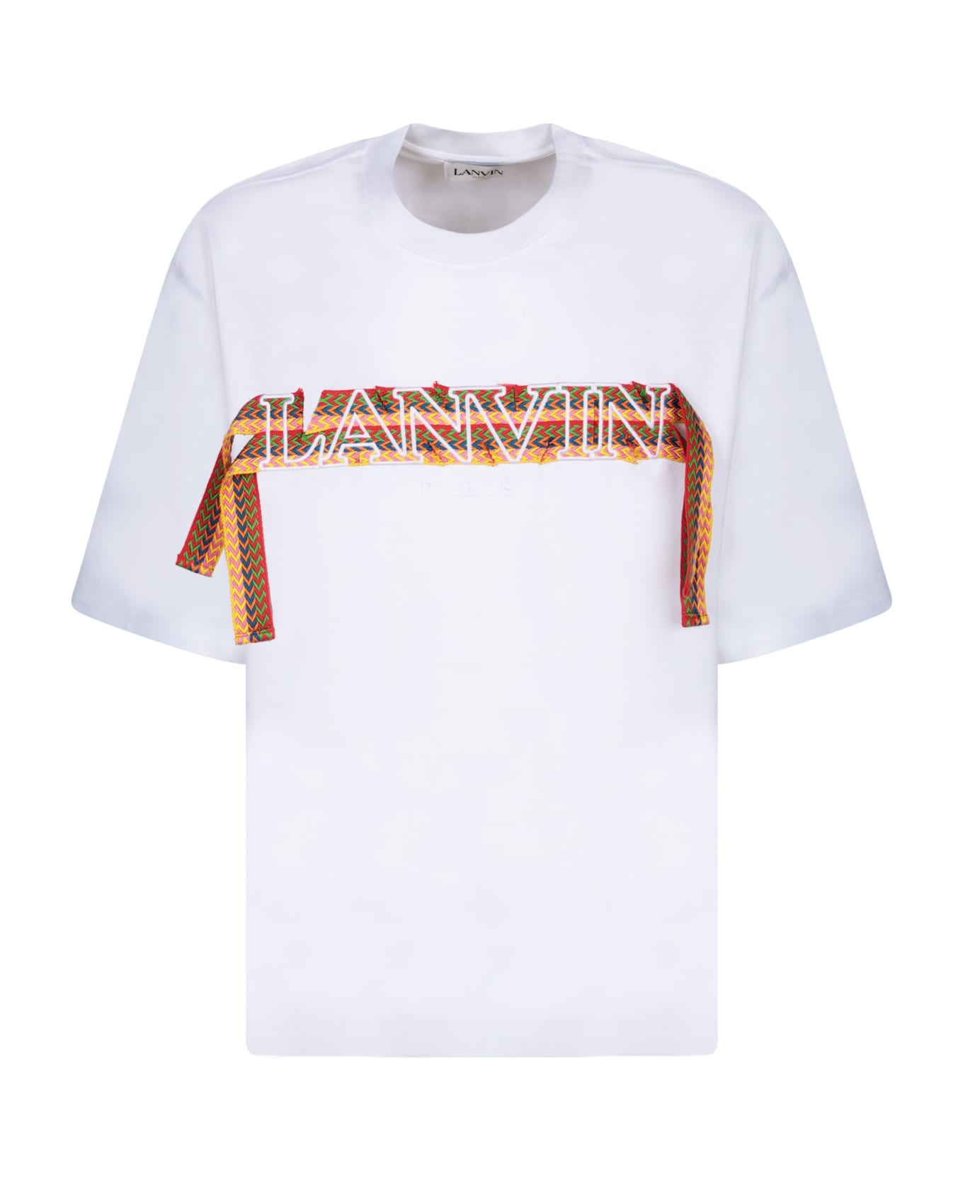 Lanvin 'curb Lace' T-shirt - OPTICWHITE