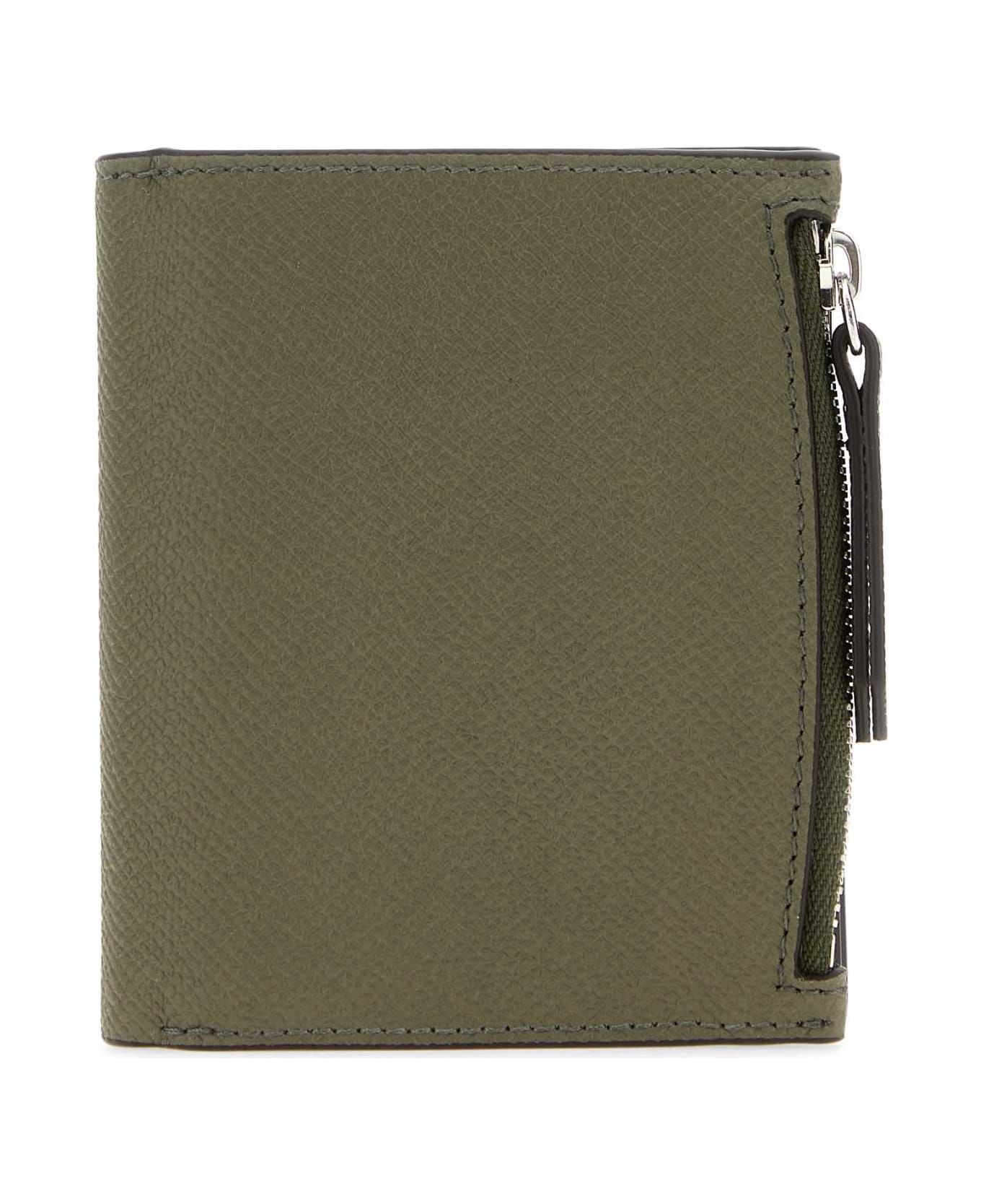 Maison Margiela Army Green Leather Wallet - KHAKI