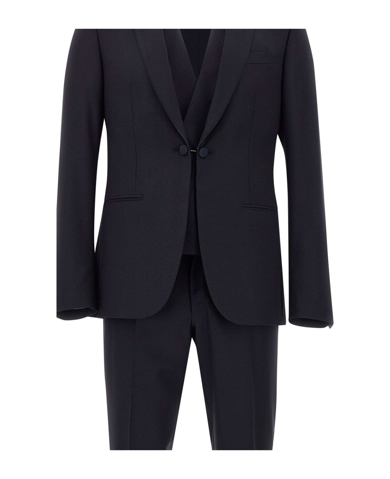 Corneliani Three-piece Fresh Wool Blend Suit - BLUE スーツ