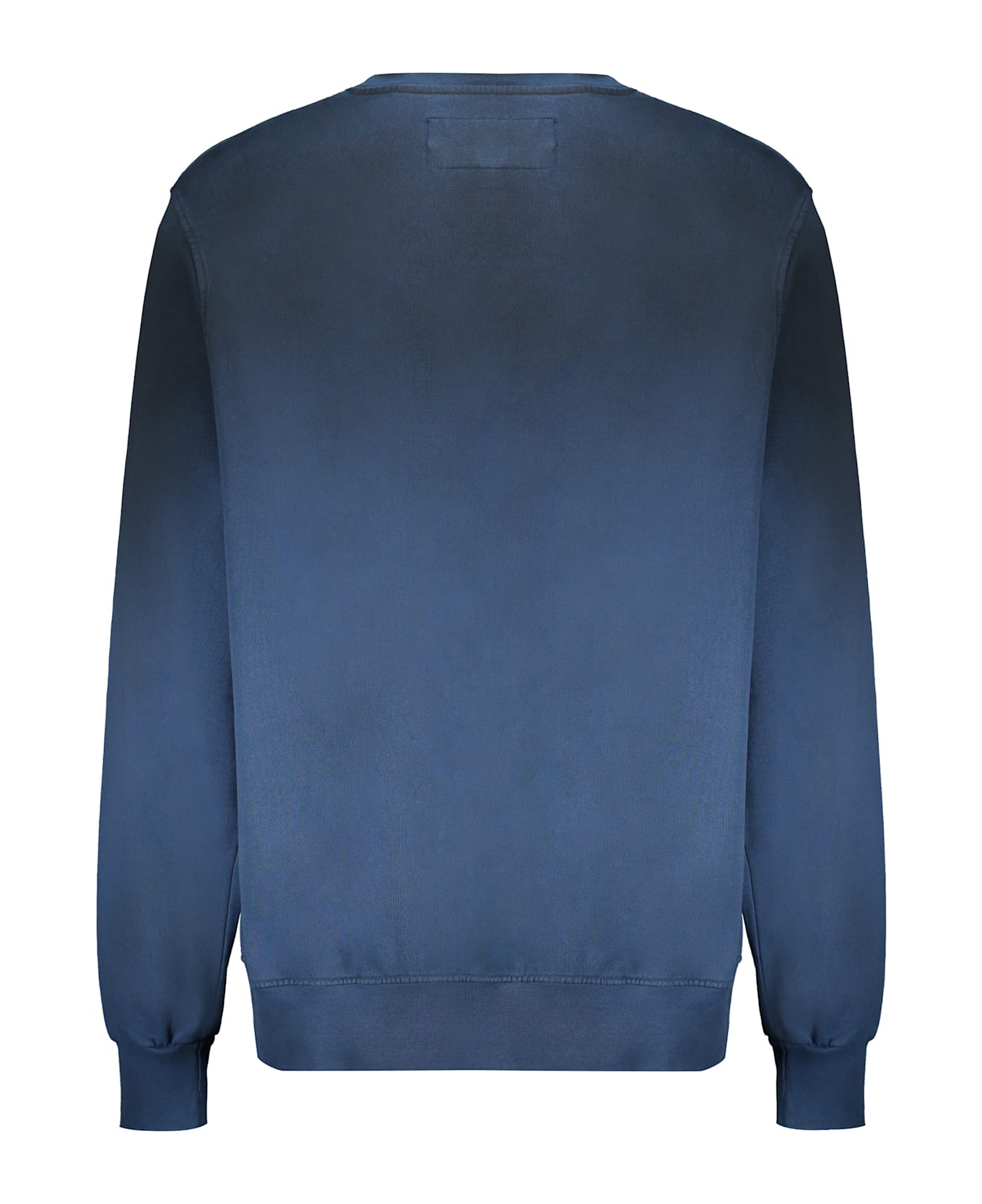 Iso.Poetism Printed Cotton Sweatshirt - blue