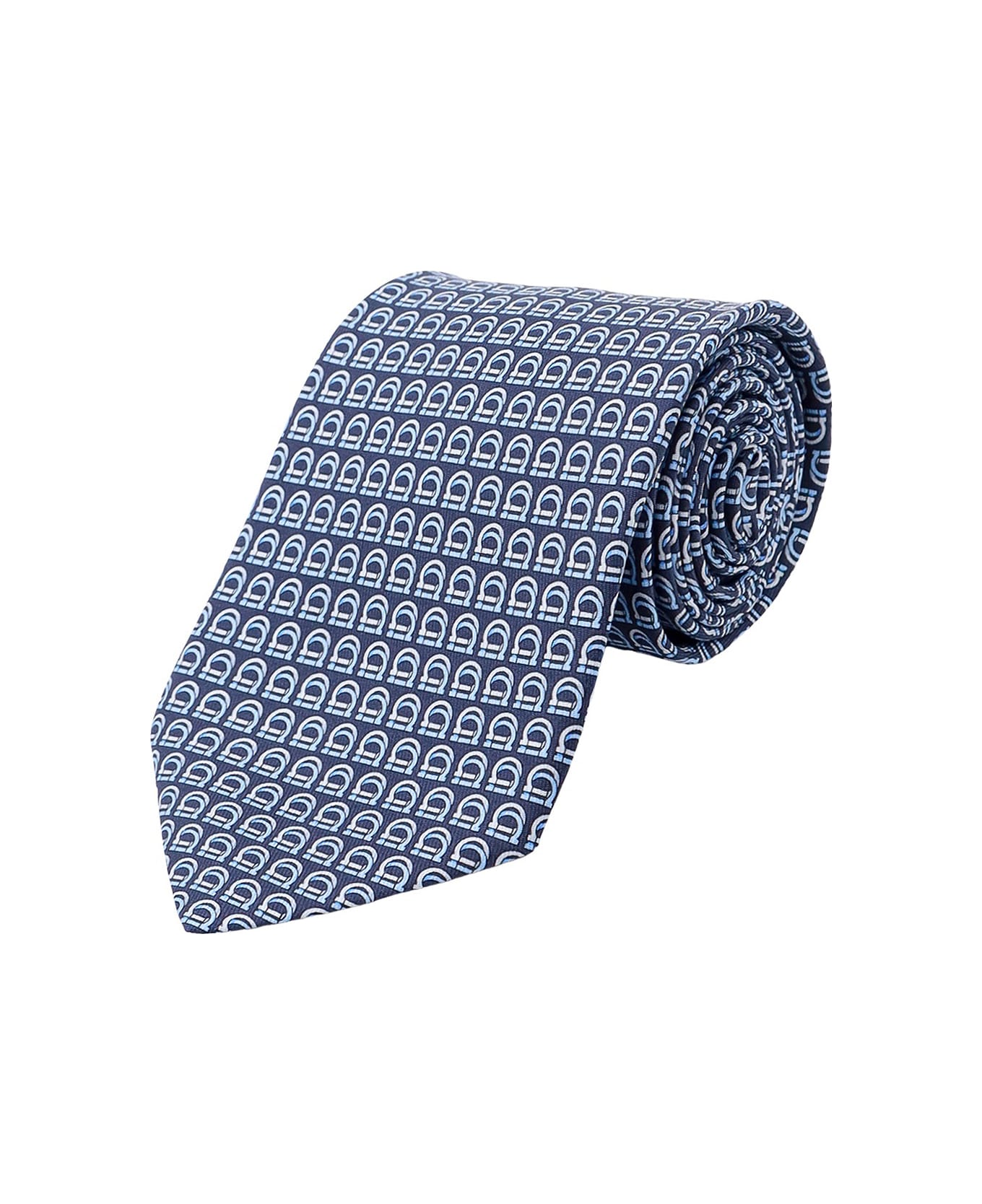 Ferragamo Tie - BLUE ネクタイ
