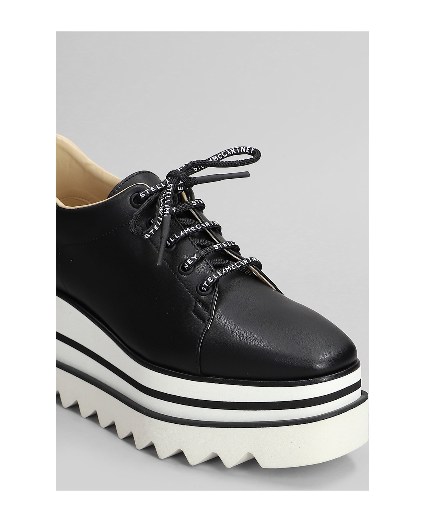 Stella McCartney Sneakelyse Sneakers In Black Polyuretan - black