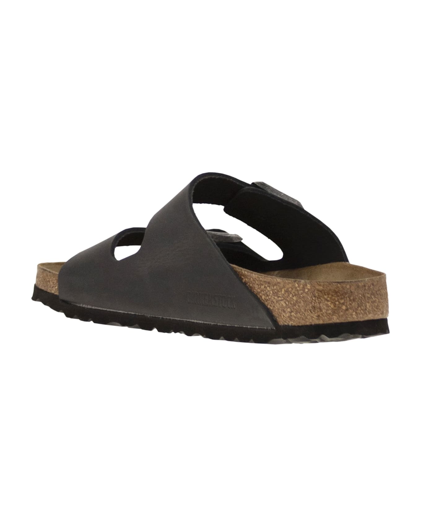 Birkenstock Arizona - Leather Slipper - Black