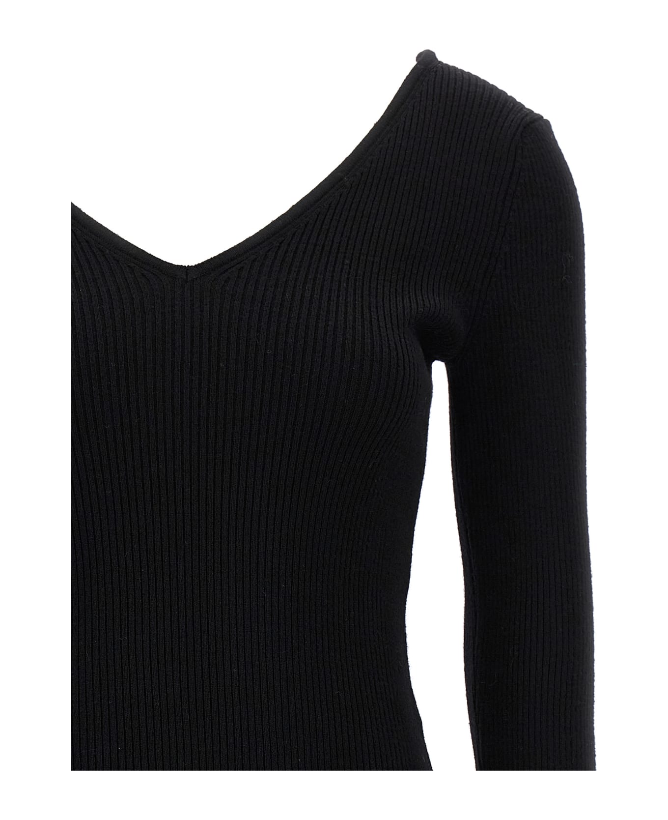 Giuseppe di Morabito Jewel Cuffs Sweater - Black