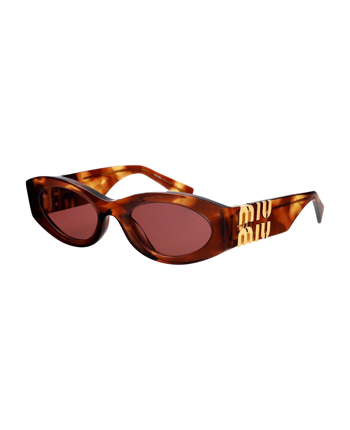 Miu Miu Eyewear 0mu 11ws Sunglasses - 11Q08S Striped Tobacco