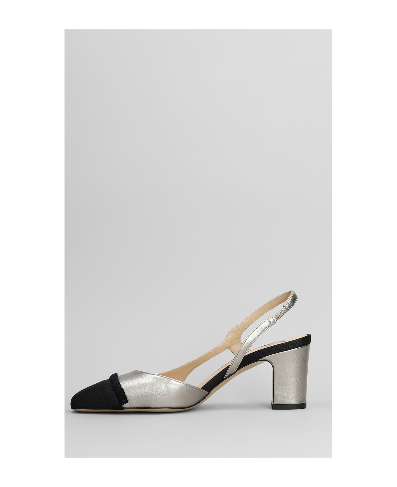 Roberto Festa Ficus Pumps In Gunmetal Leather - Gunmetal