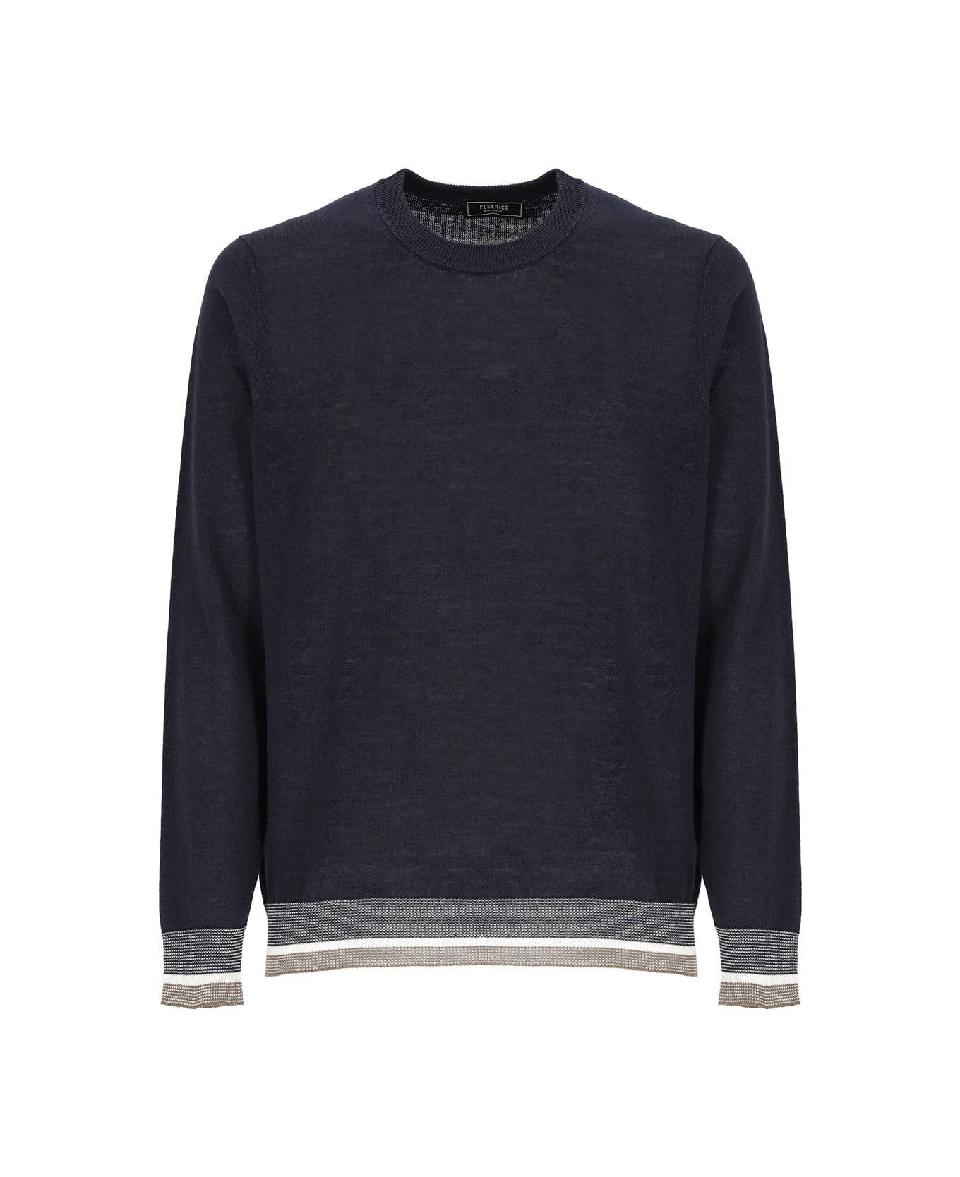 Peserico Linen And Cotton Sweater - Blue