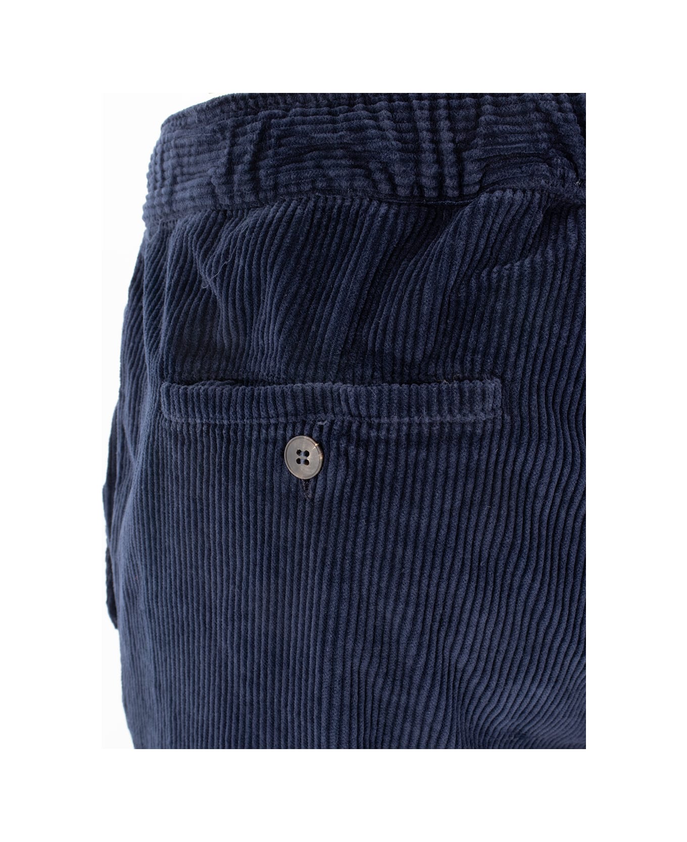 MC2 Saint Barth Trousers - CORDUROY 61 BLUE NAVY
