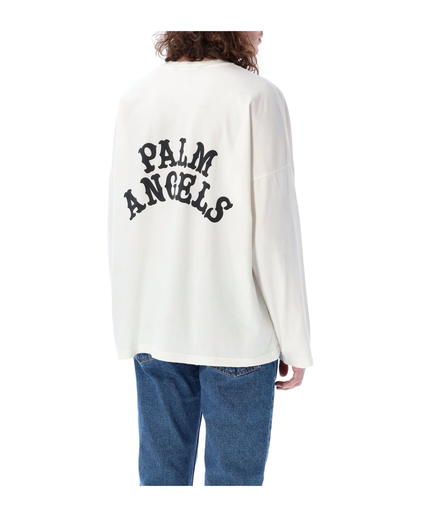 Palm Angels Dice Game Long Sleeve T-shirt - WHITE