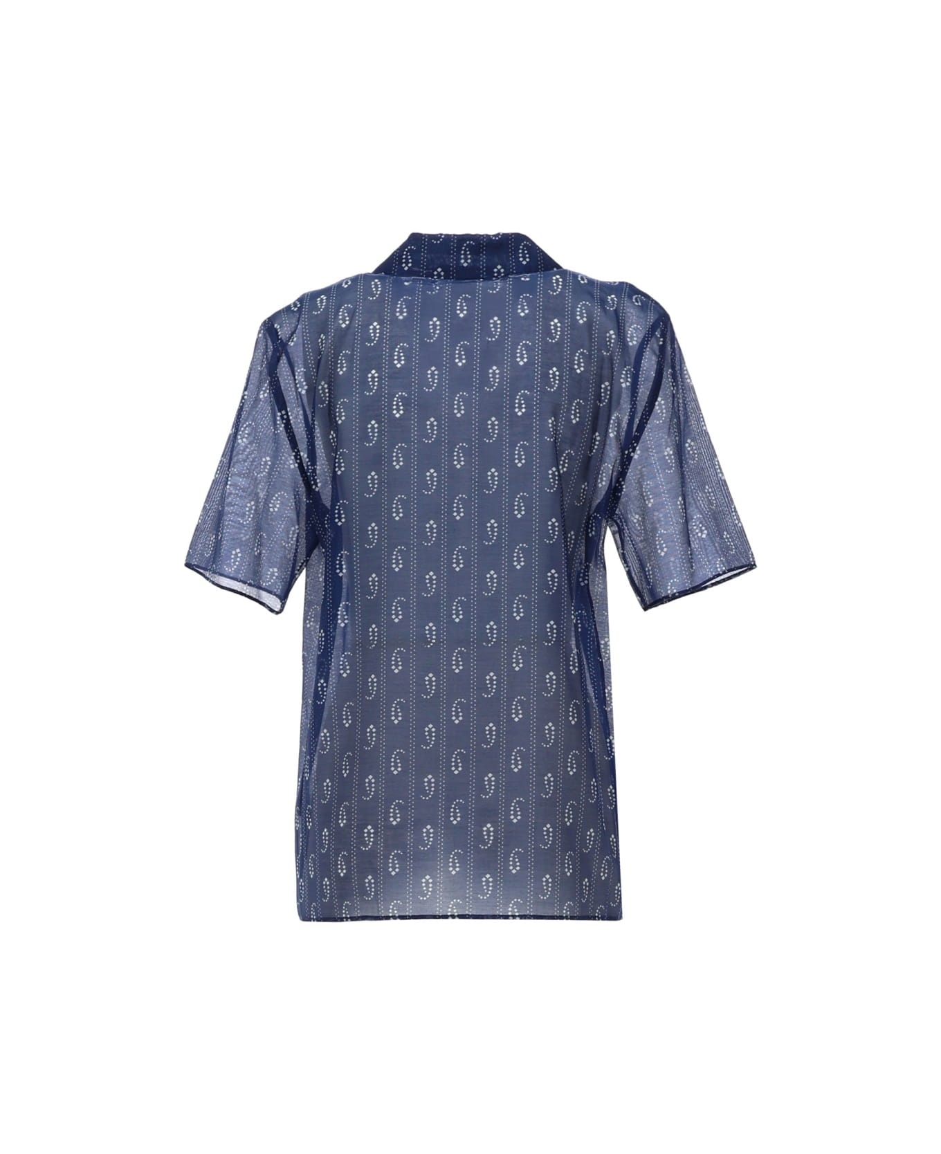 Tory Burch "paisley" Print Shirt - BLUE ボトムス