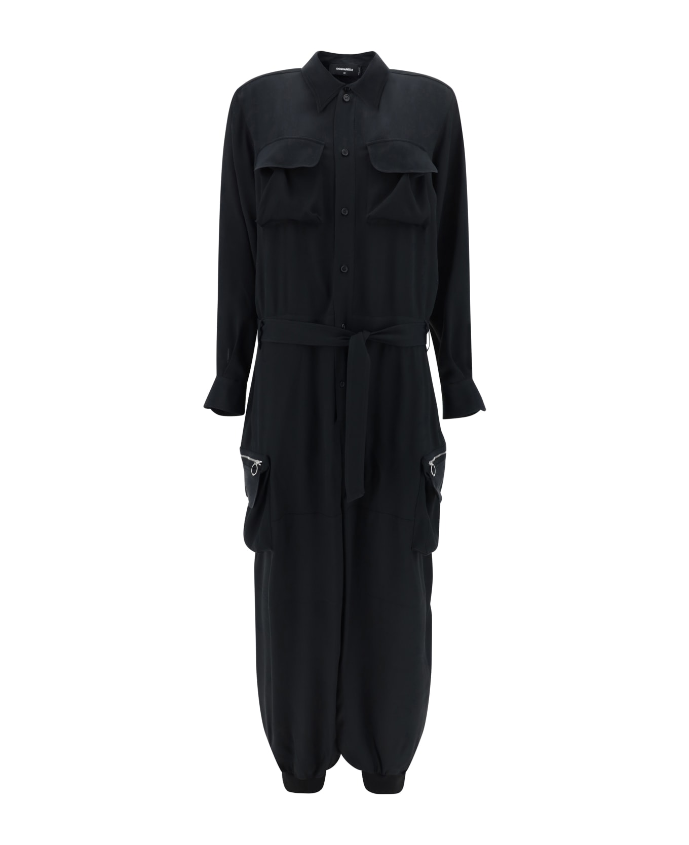 Dsquared2 Fluid Cargo Overall Jumpsuit - 900 ジャンプスーツ
