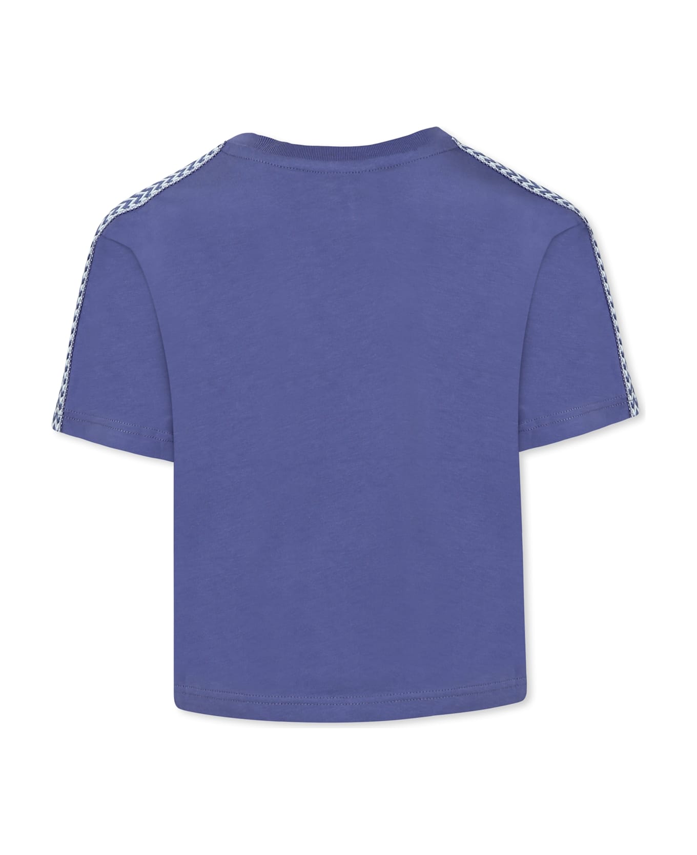 Lanvin Blue T-shirt For Boy With Logo - Blue