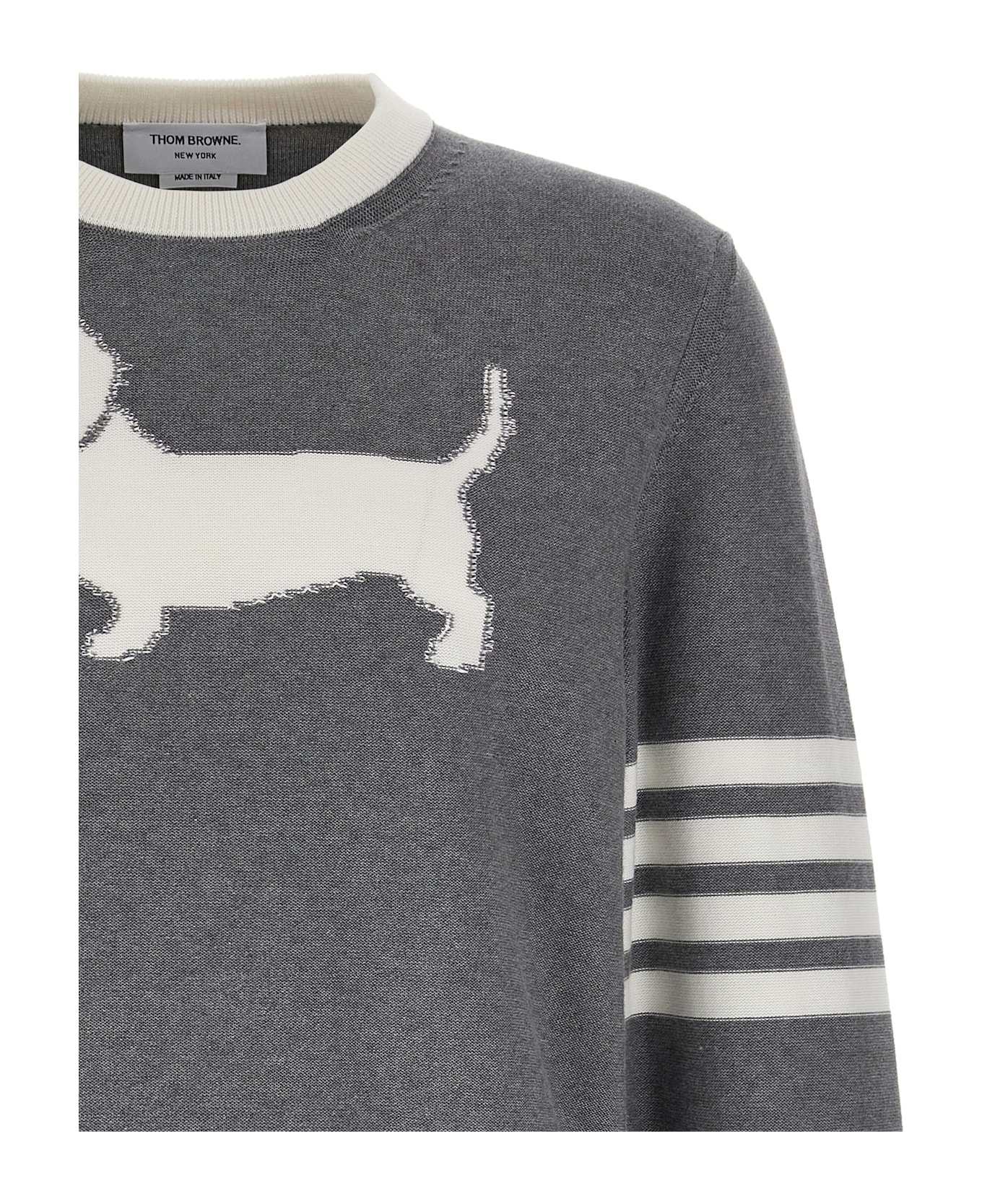 Thom Browne 4-bar Hector Sweater - Grey