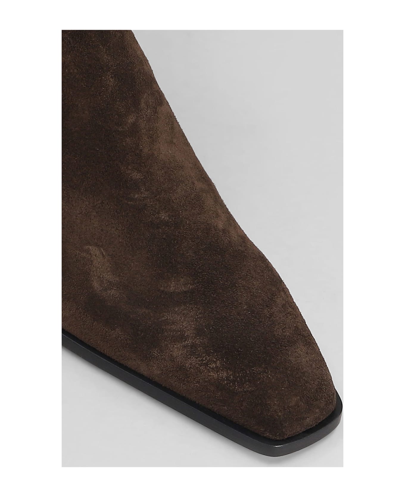 Paris Texas Bettina Anke Boot 50 Texan Ankle Boots In Brown Suede - brown