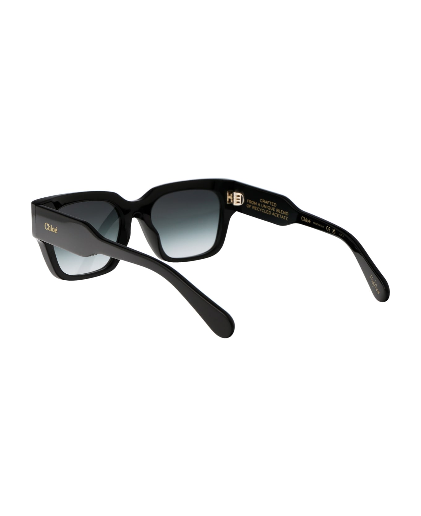 Chloé Eyewear Ch0190s Sunglasses - 001 BLACK BLACK GREY