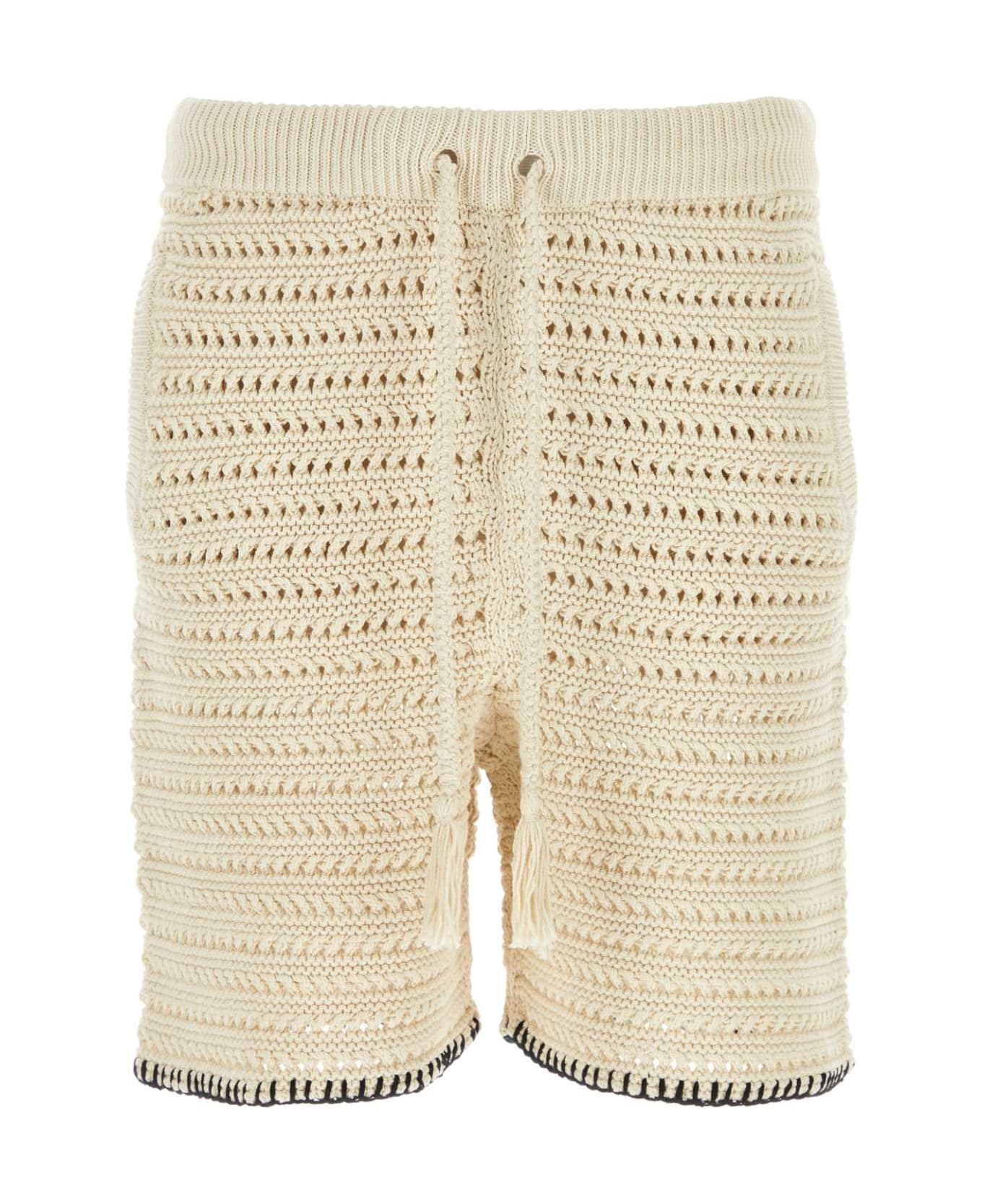 Alanui Sand Crochet Bermuda Shorts - 0310