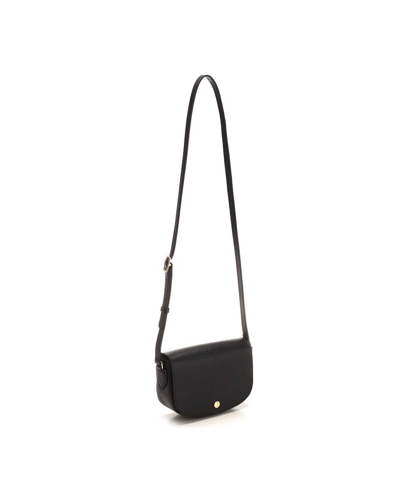 Longchamp S épure Logo-debossed Crossbody Bag - Black