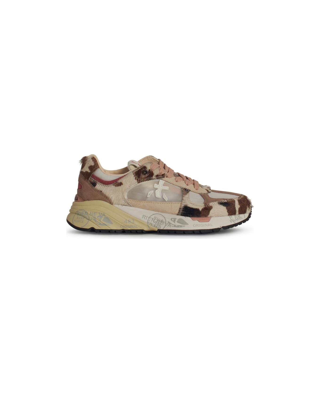 Premiata 
mased
 Multicolor Leather Blend Sneakers - Multicolor