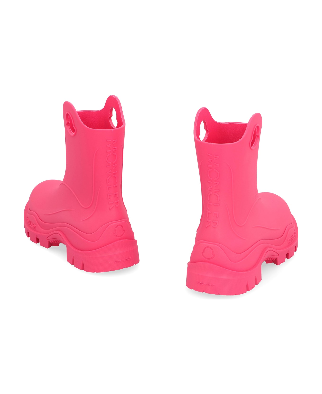 Moncler Misty Rubber Rain Boots - Fuchsia