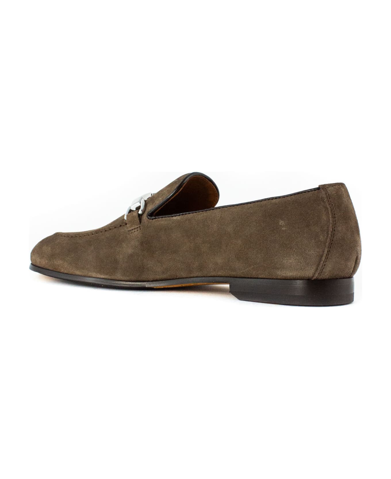 Doucal's Brown Suede Leather Loafer - Brown