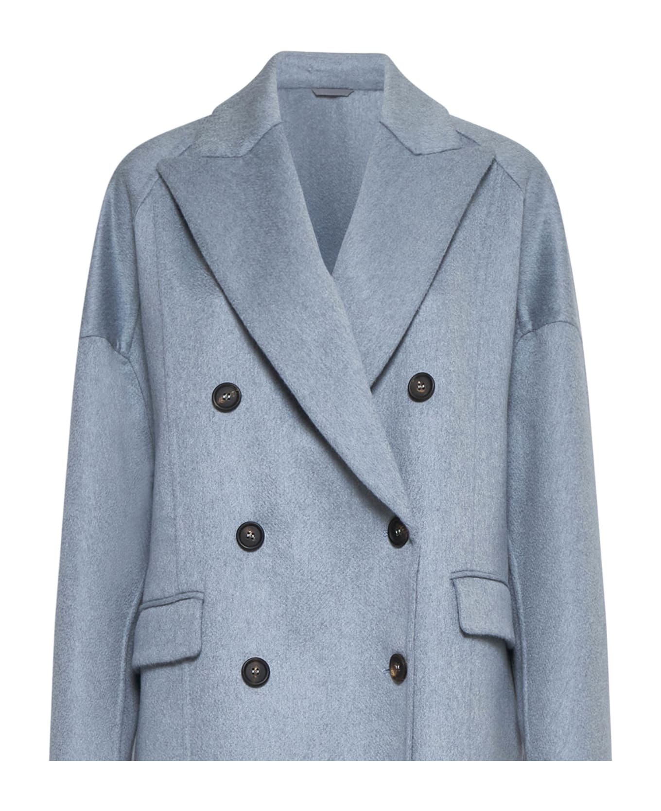 Brunello Cucinelli Coat - Celeste コート