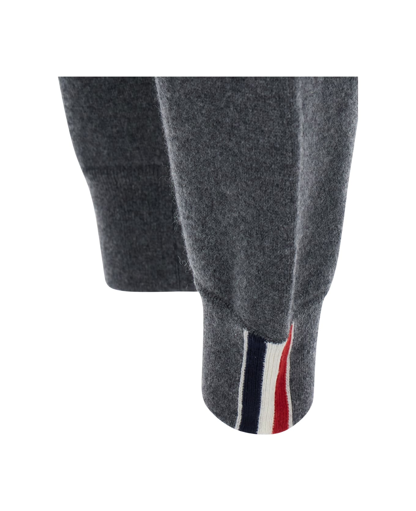 Thom Browne Grey Pants With Drawstring In Cashmere Woman - Grey