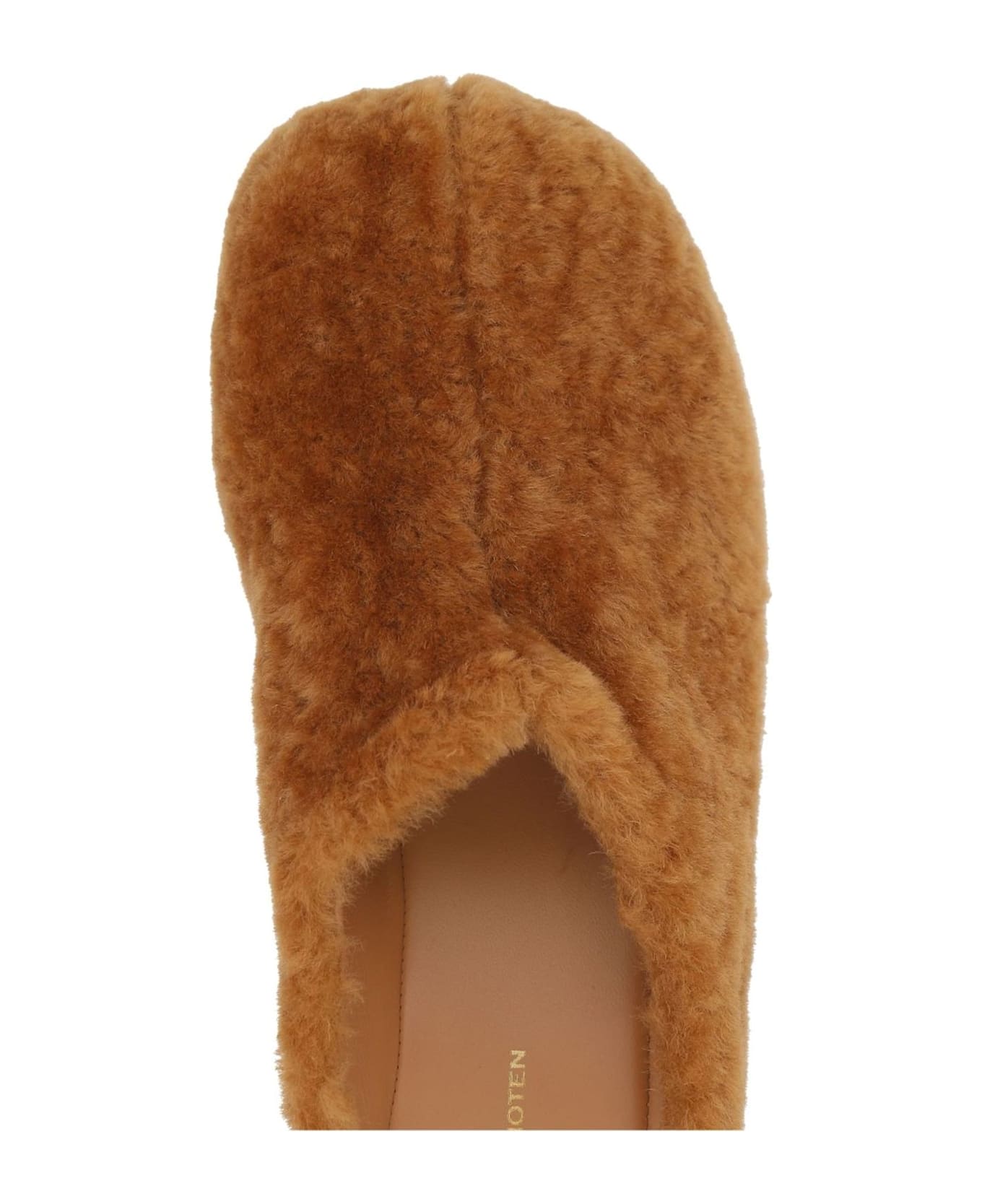 Dries Van Noten Round Toe Slip-on Sandals - Brown