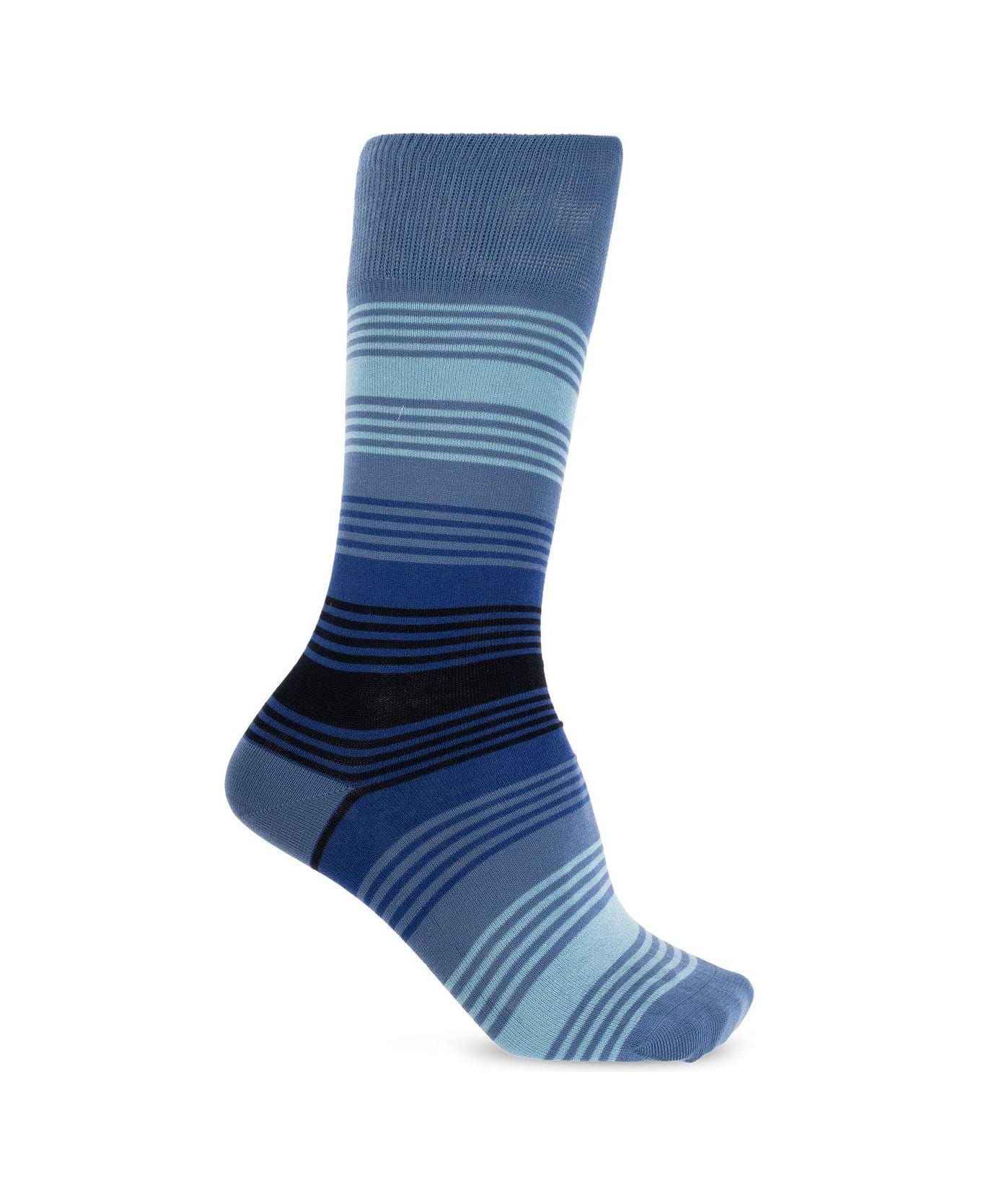 Paul Smith Three Pack Of Cotton Socks - MULTICOLOUR