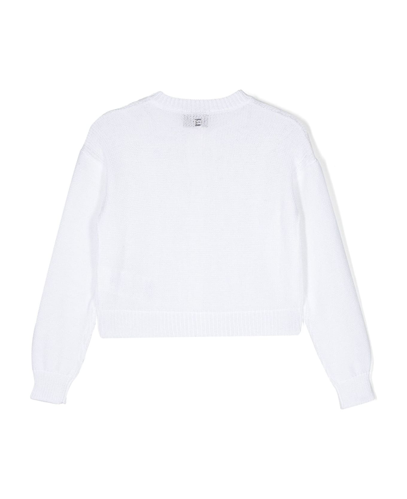 Ermanno Scervino Sweaters White - White ニットウェア＆スウェットシャツ