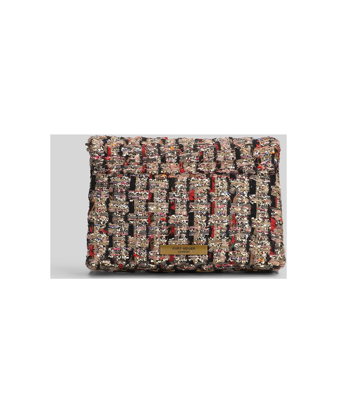 Kurt Geiger Mini Kensington Kurt Shoulder Bag In Gold Leather - gold