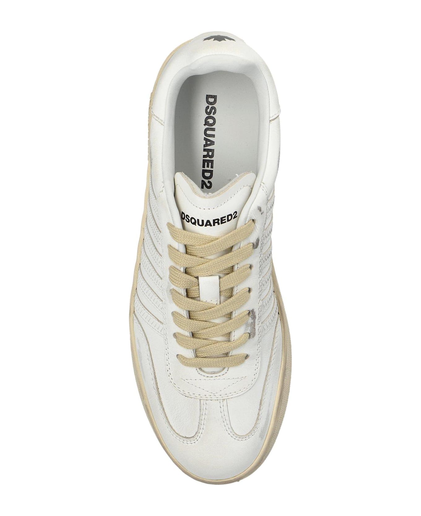 Dsquared2 Boxer White Sneakers - White