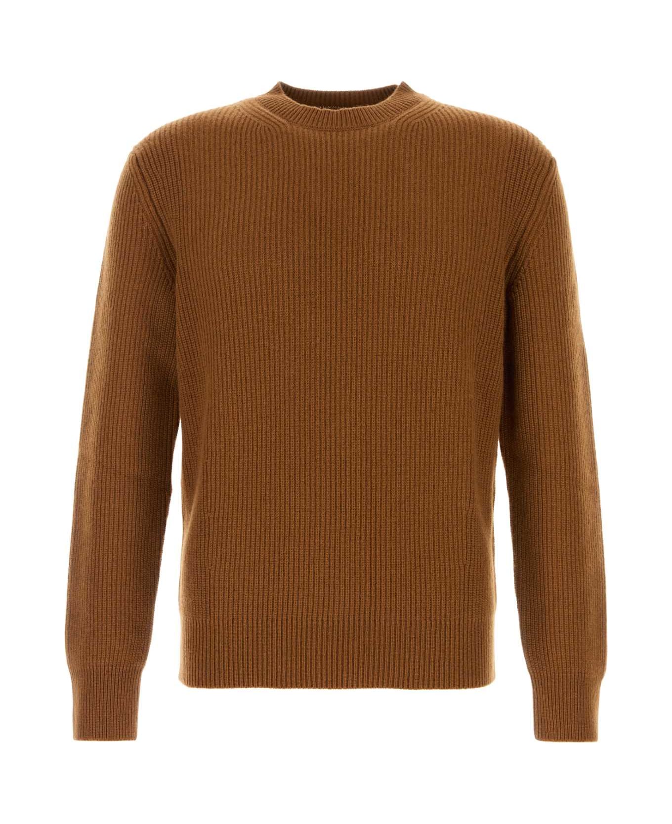 Zegna Caramel Cashmere Sweater - N95