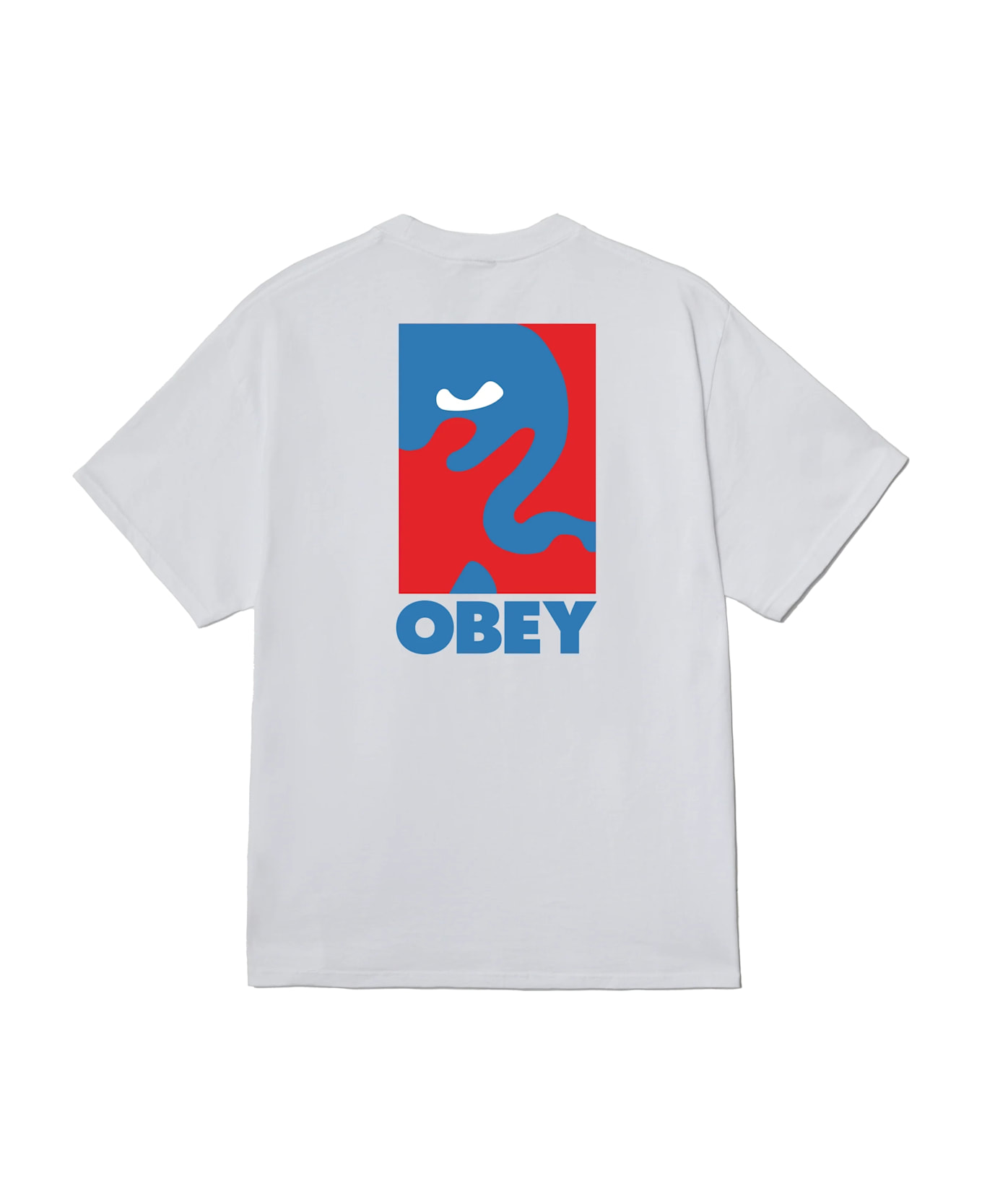 Obey Cropped Icon Tee - Wht White