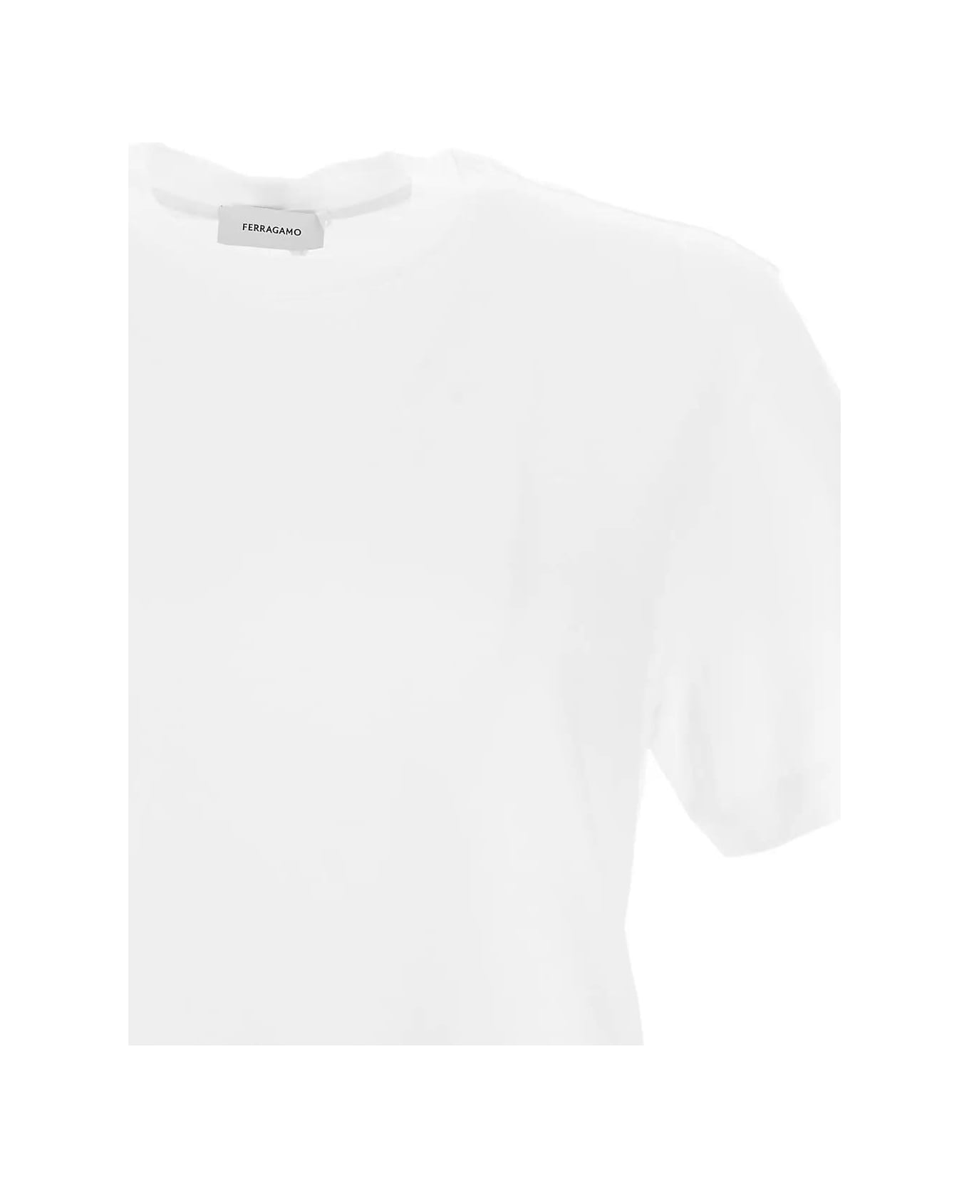 Ferragamo Cotton T-shirt - White