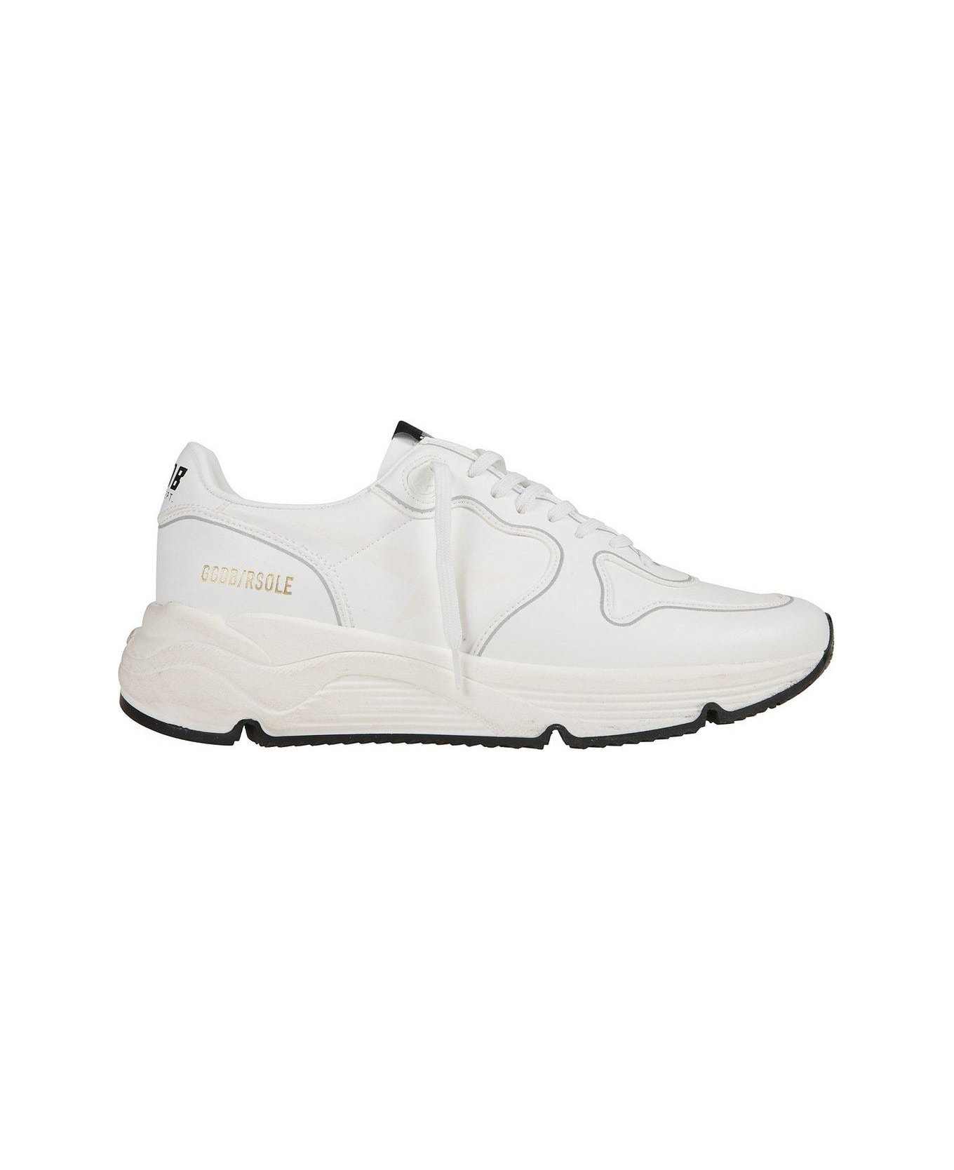 Golden Goose Running Sole Lace-up Sneakers - Bianco
