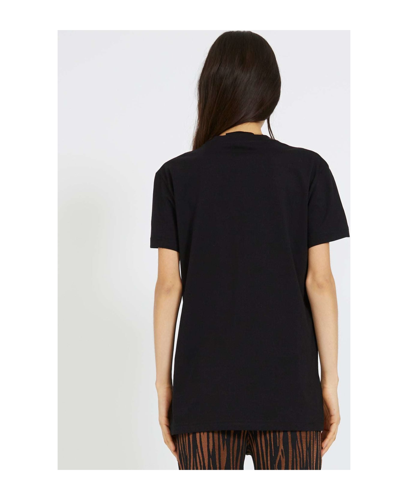 John Richmond T-shirt With Print On The Front - Nero