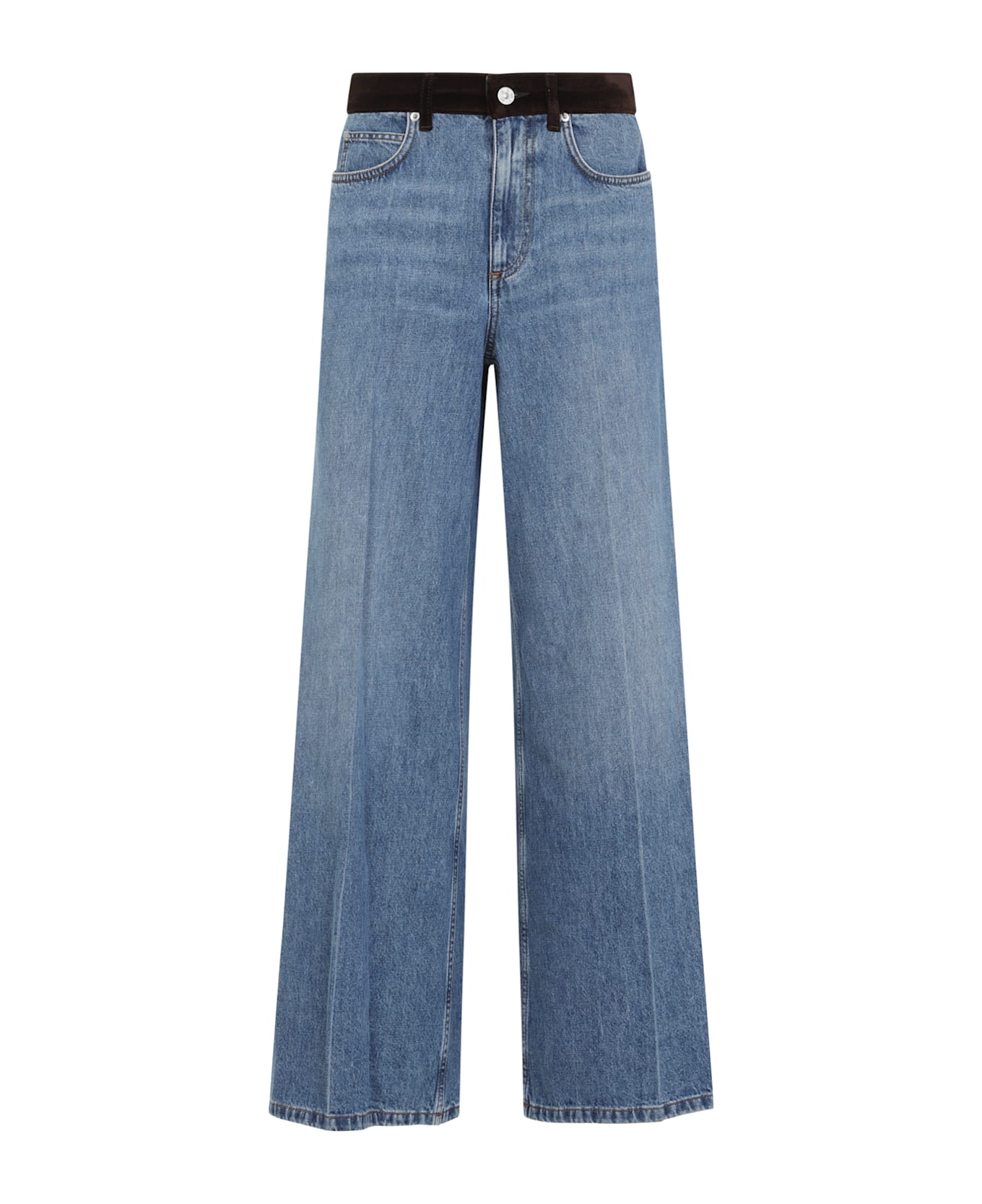 Marni Washed Bull Denim 5-pocket Jeans - Deep Blue