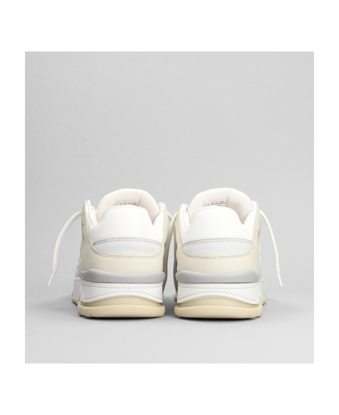 Axel Arigato Area Lo Sneakers In Beige Leather - NEUTRALS/WHITE