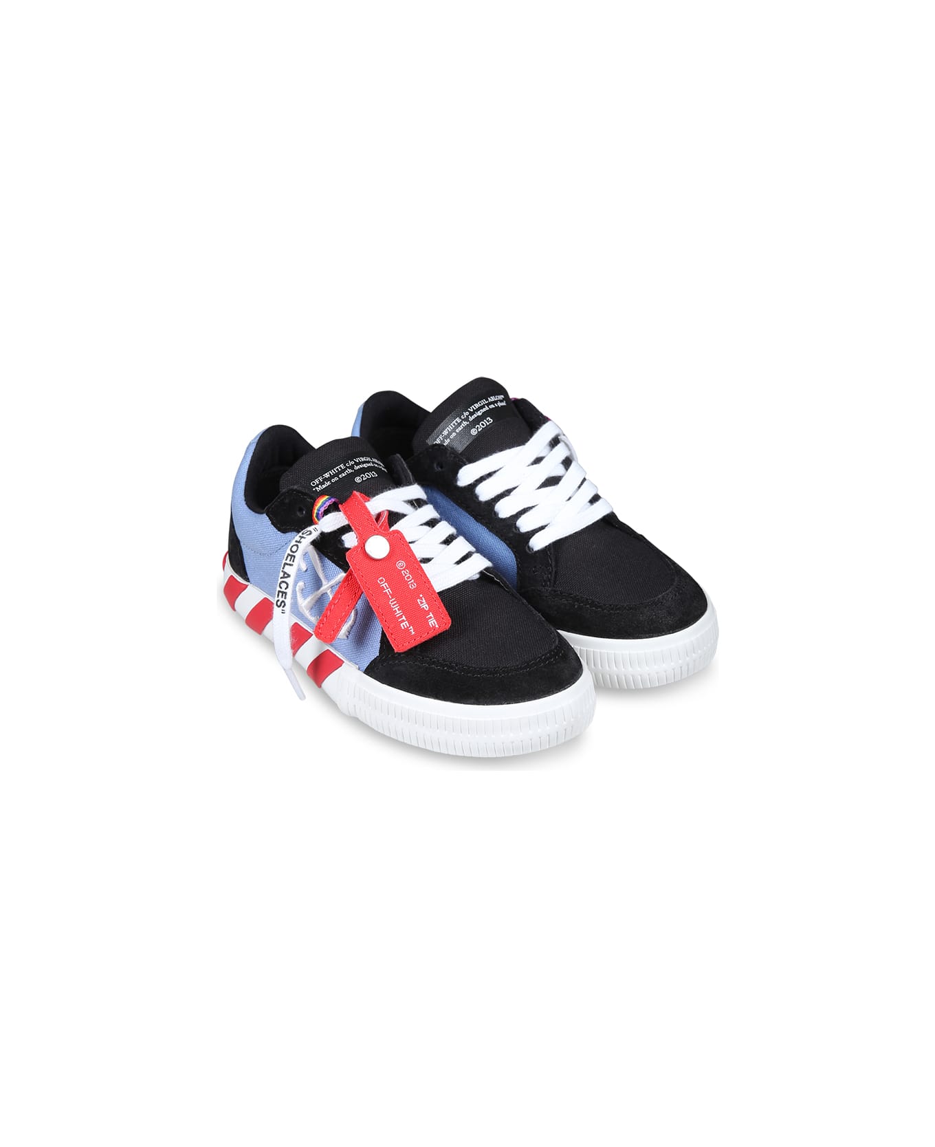 Off-White Black Sneakers For Boy With Arrows - Black