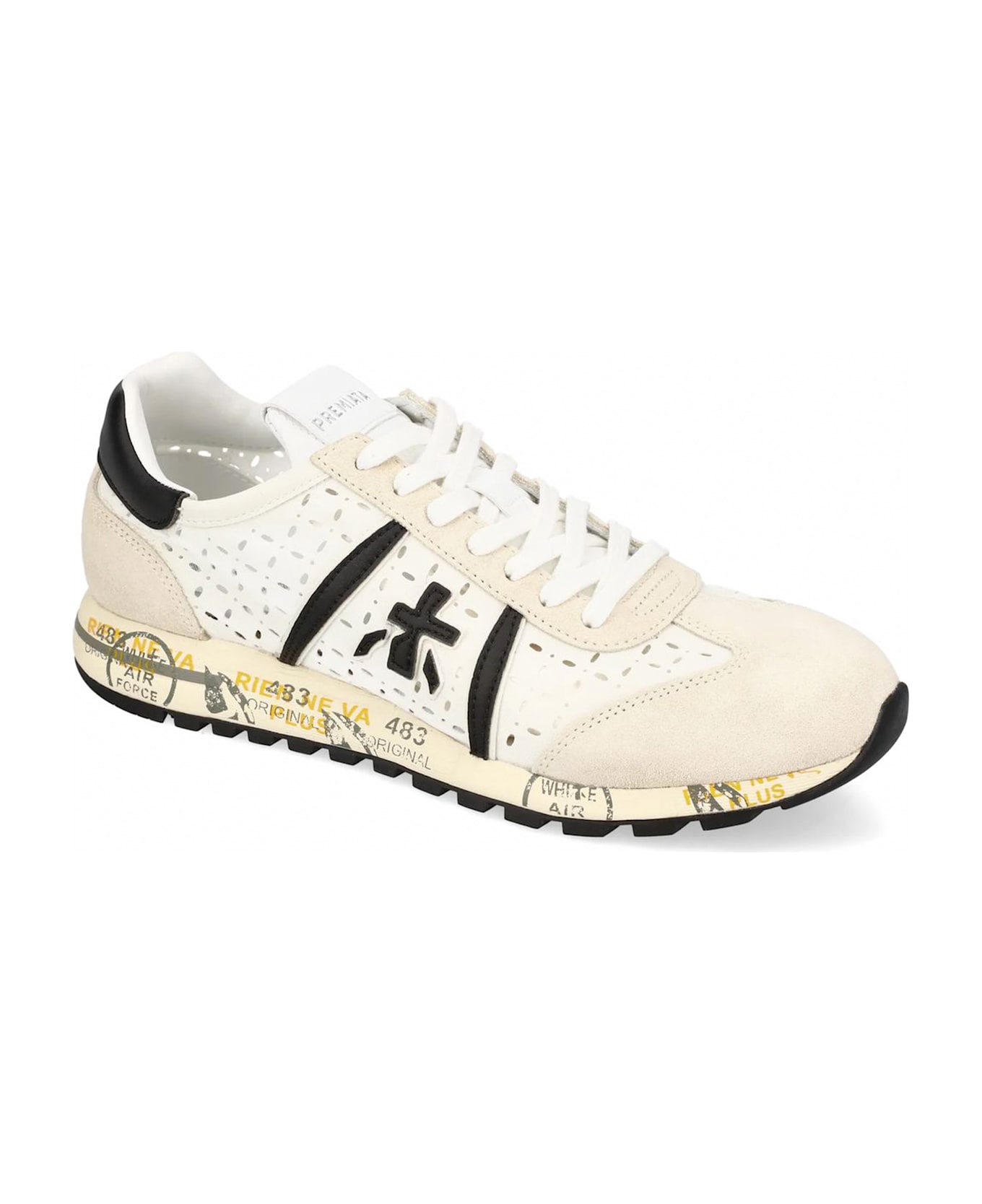 Premiata White Lucy Sneakers - White