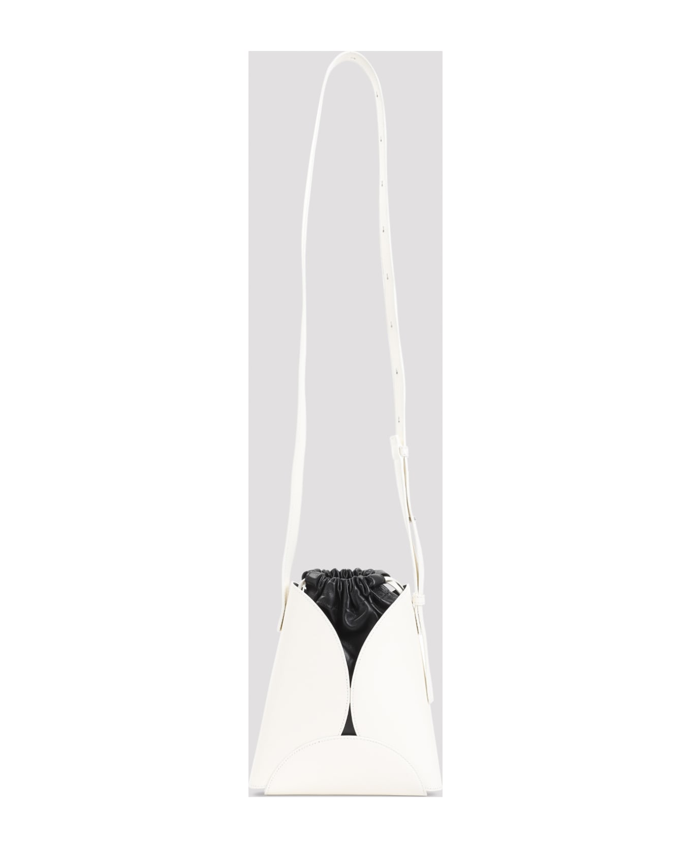 Jil Sander Ellipse Crossbody Bag - Eggshell