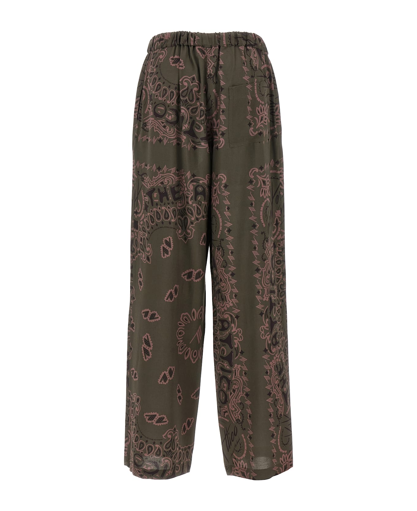 The Attico 
bandana
 Print Pants - Green