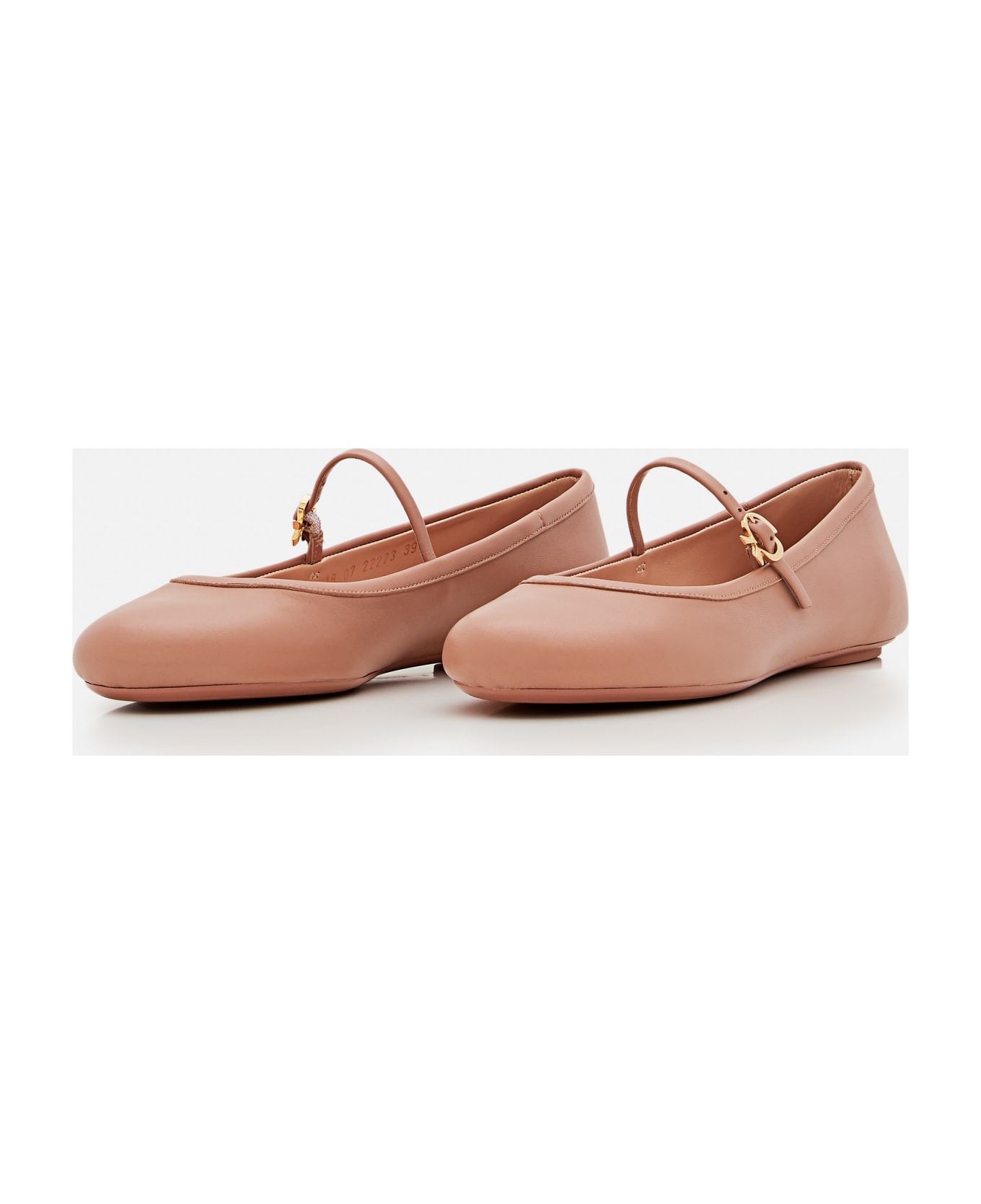Gianvito Rossi Leather Ballet Flat - Pink
