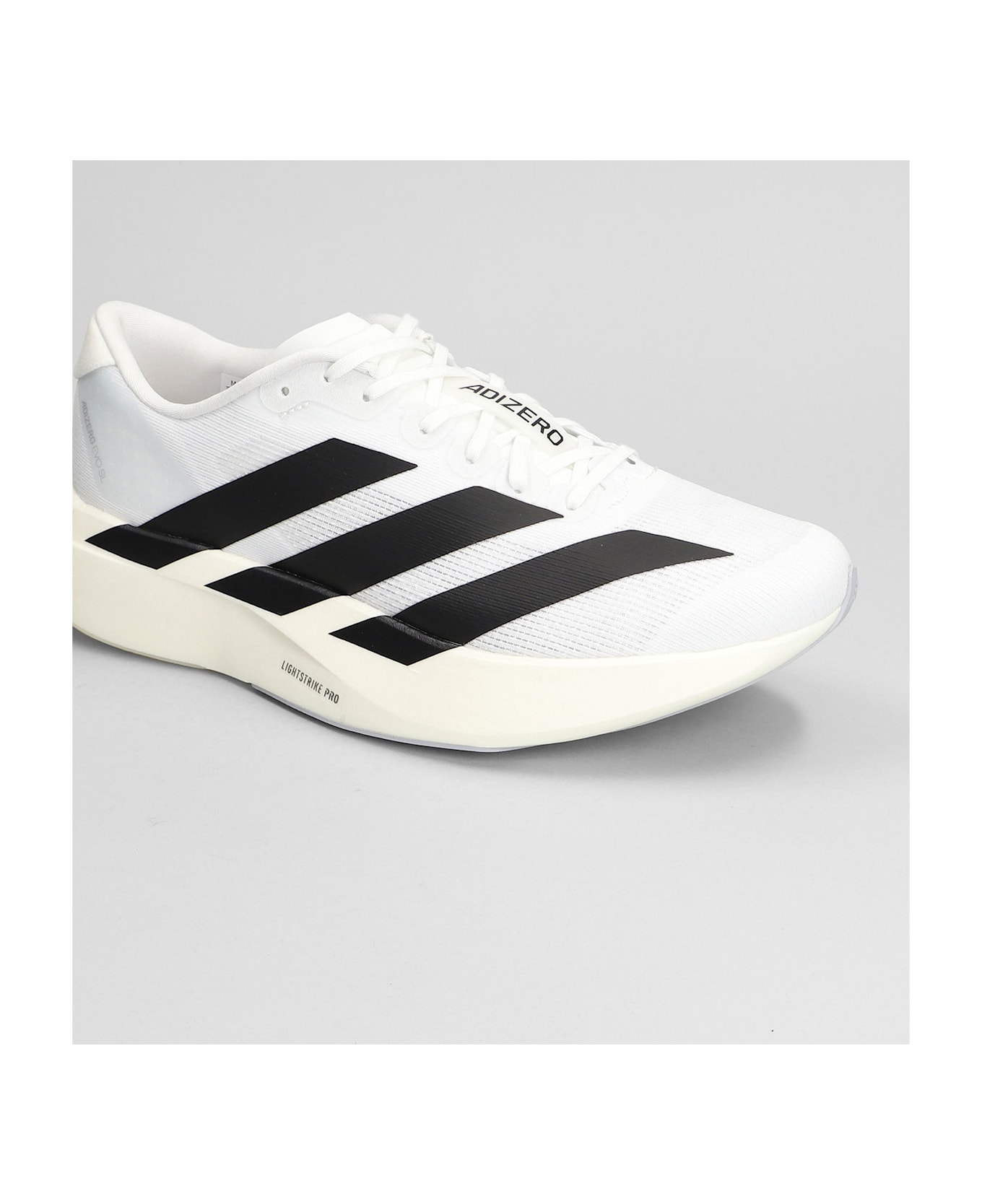 Adidas Adizero Evo Sl Sneakers In White Fabric - white