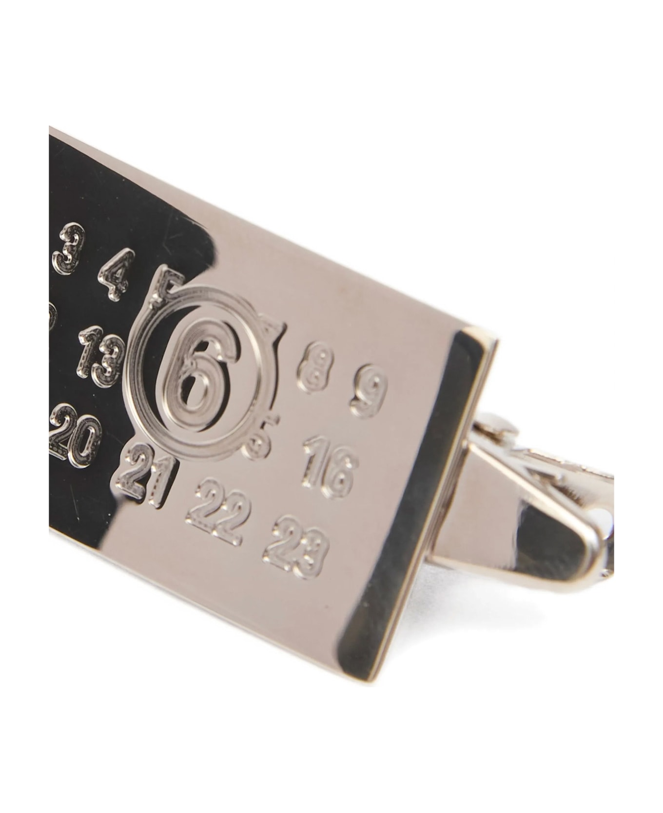 MM6 Maison Margiela Logo Pin - Silver