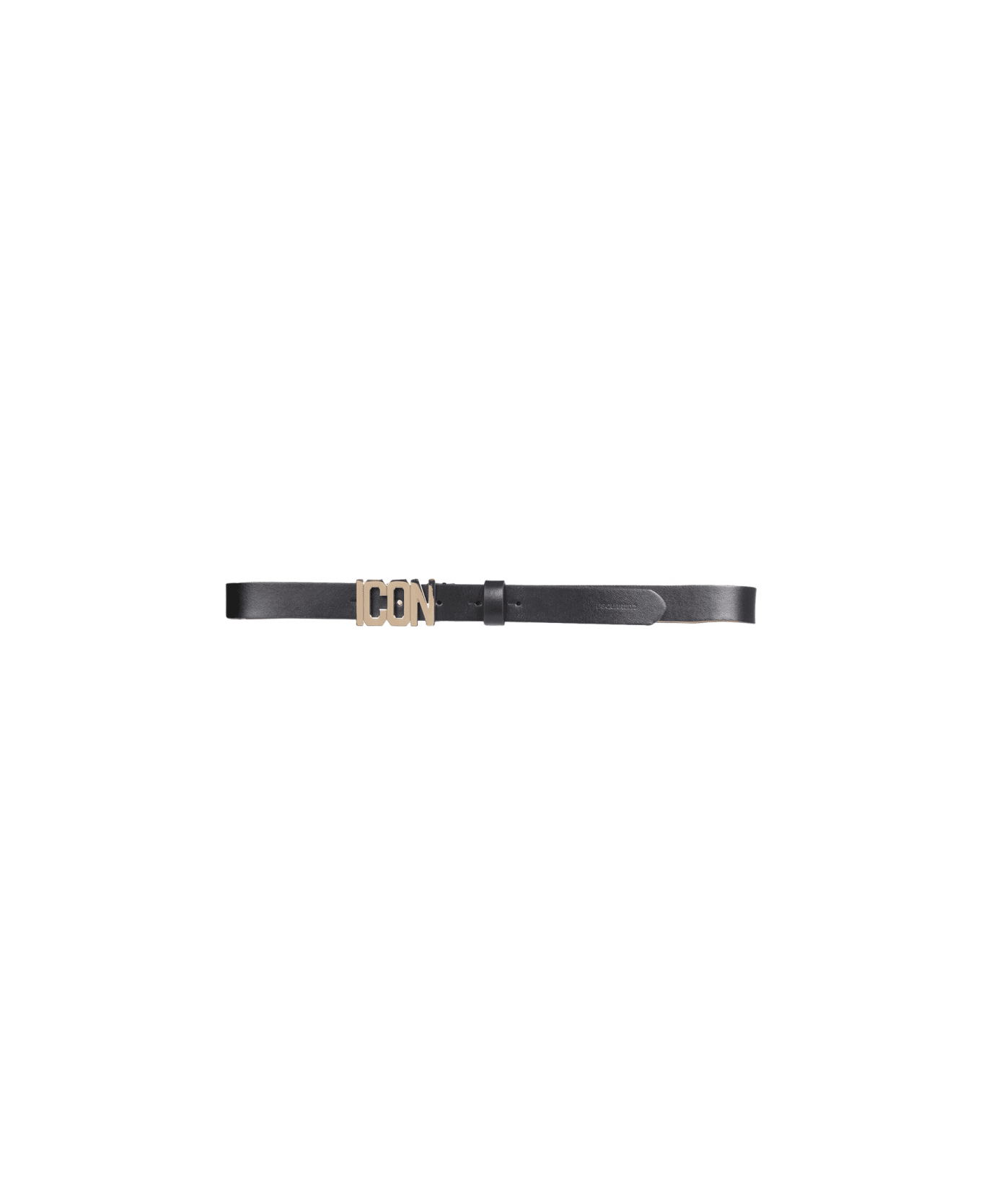 Dsquared2 Leather Belt - BLACK